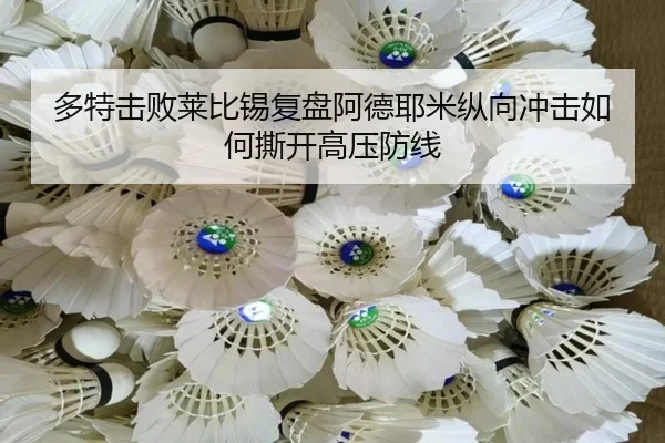 多特击败莱比锡复盘阿德耶米纵向冲击如何撕开高压防线